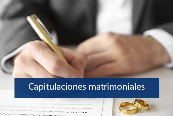 CAPITULACIONES MATRIMONIALES